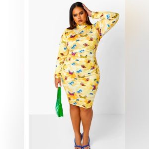 Butterfly Bodycon Dress